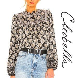 Cleobella Anita Blouse Mystic Block Print